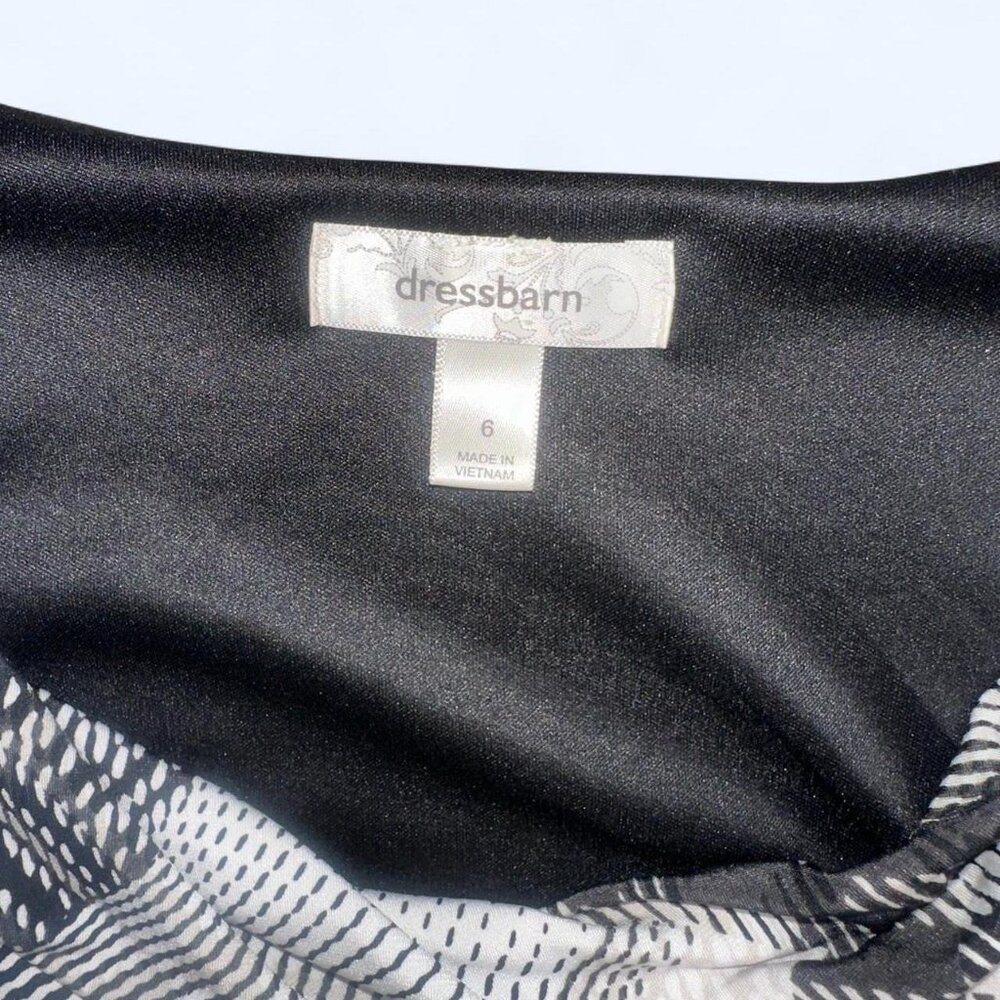 Dressbarn Abstract Print Ruched - Picture 2 of 3